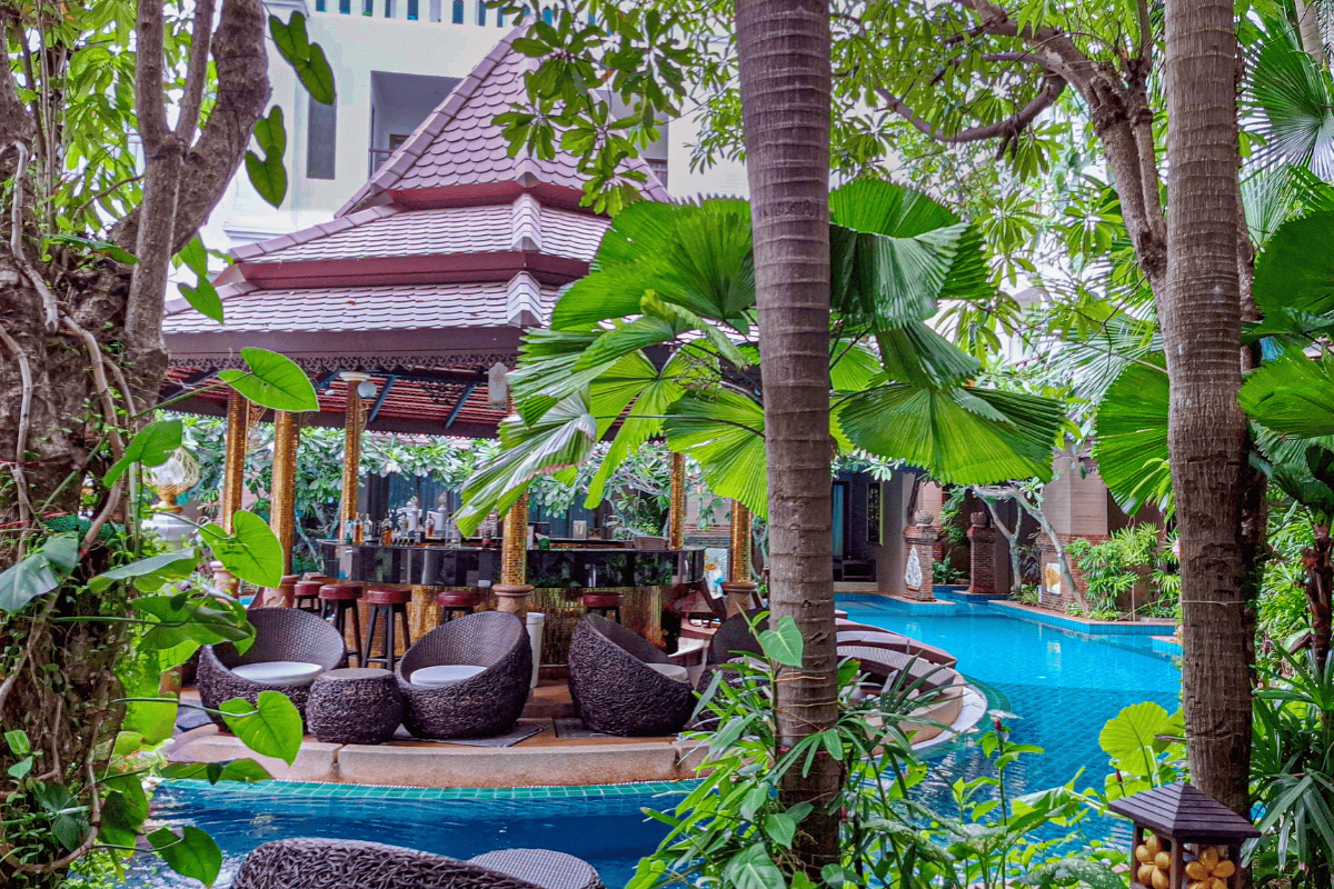 Poolside Lounge | Relaxing Poolside Seating at Quality Beach Resorts and Spa Patong