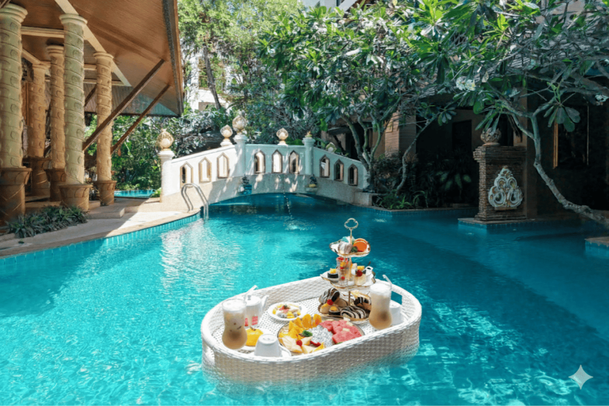 Floating Breakfast & Floating High Tea | Pool Experience at Quality Beach Resorts and Spa Patong