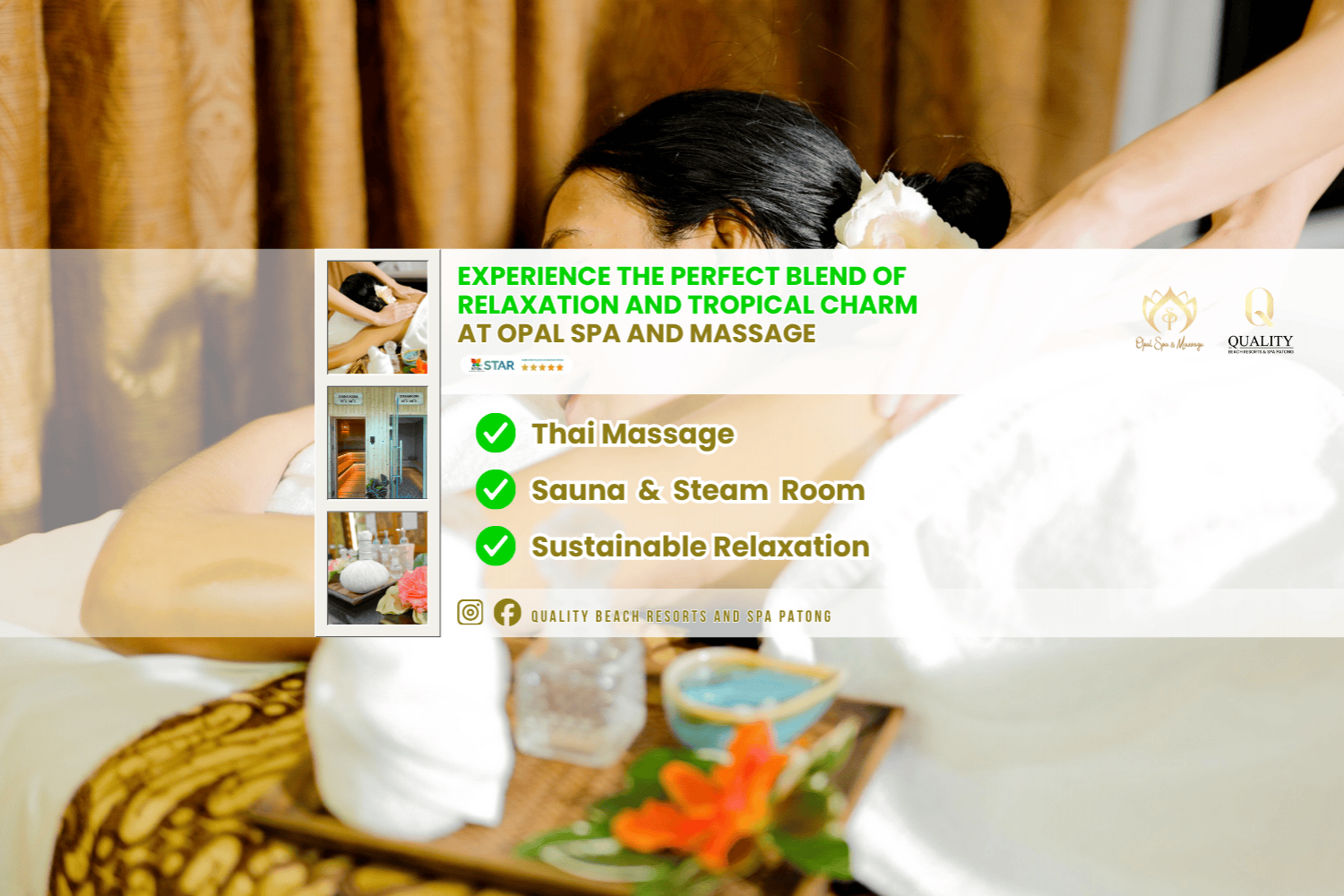 Opal Spa and Massage at Quality Beach Resorts & Spa Patong | Thai Massage & Relaxation in Phuket
