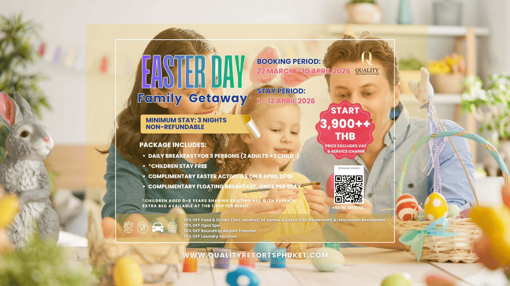 Celebrate Easter 2026 by the Sea at Clarian Hotel Beach Patong
